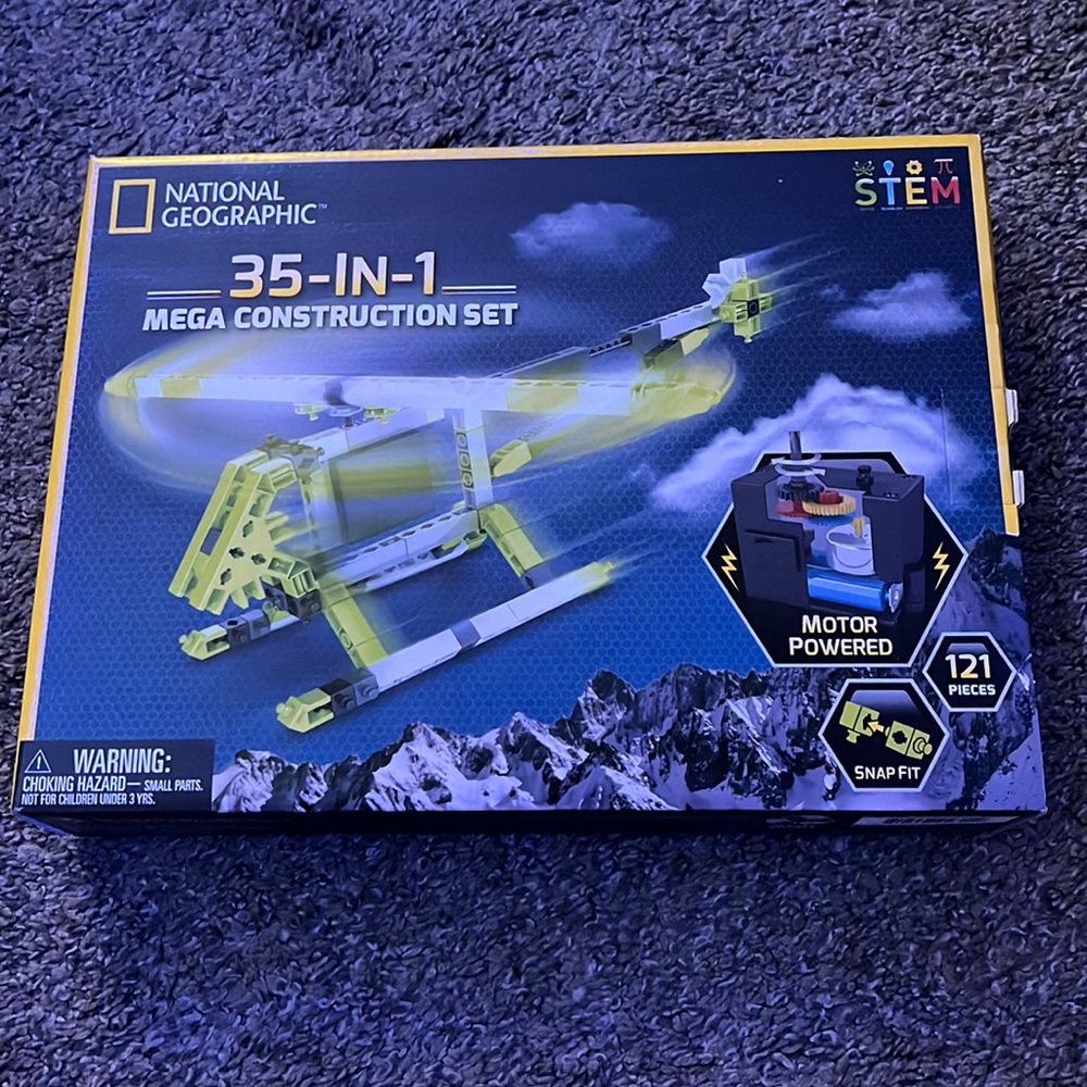 35-in-1 mega construction set from National Geographic